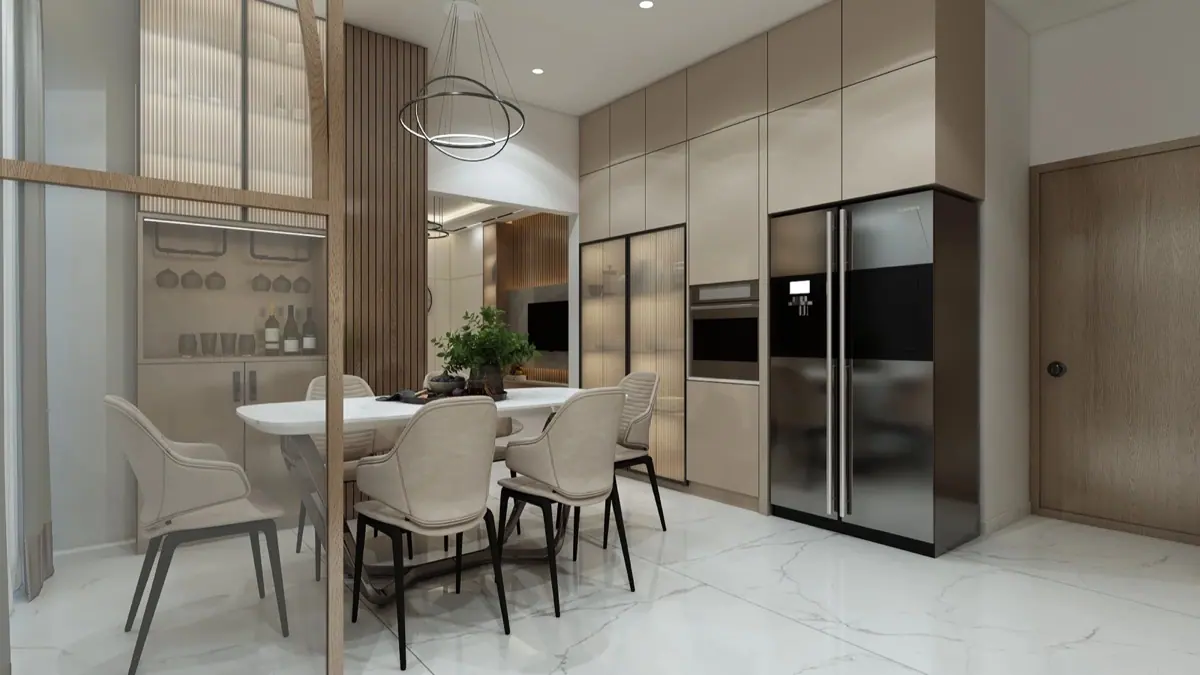 Make one volume out of two rooms — 2 BHK Interior Design Ideas for Modern and Functional Homes
